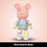 Pink heart bear