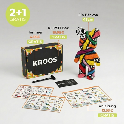 Riesenbär zum Zusammenbauen (5000+  Teile)