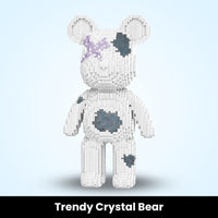 Trendy crystal bear